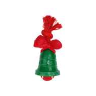 Picture of XMAS HOLIDAY CANINE MULTIPET HOLIDAY BELL with Bow and Tennis Ball - 8in