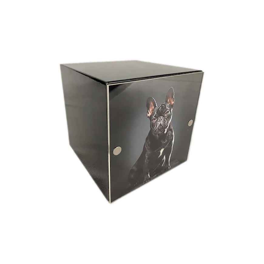 Picture of CREMATION URN Pet Cubo Black - Medium