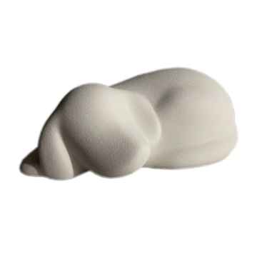 Picture of CREMATION URN Dog Silhouette - White