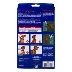 Picture of HARNESS CANINE HALTI TRAINING Red/Black (J1012A) - Small