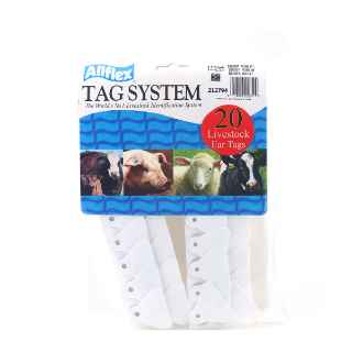 Picture of ALLFLEX TAG SHEEP MINI BLANK White - 20/bag