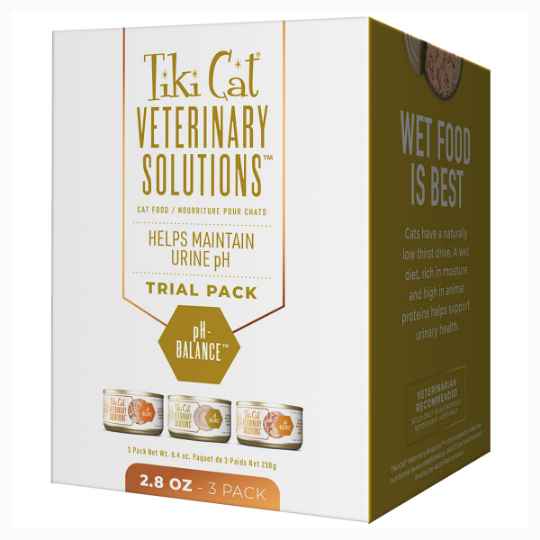Picture of FELINE TIKI CAT VET-SOLUTIONS pH-Balance Trial Variety Pack - 3 x 2.8oz