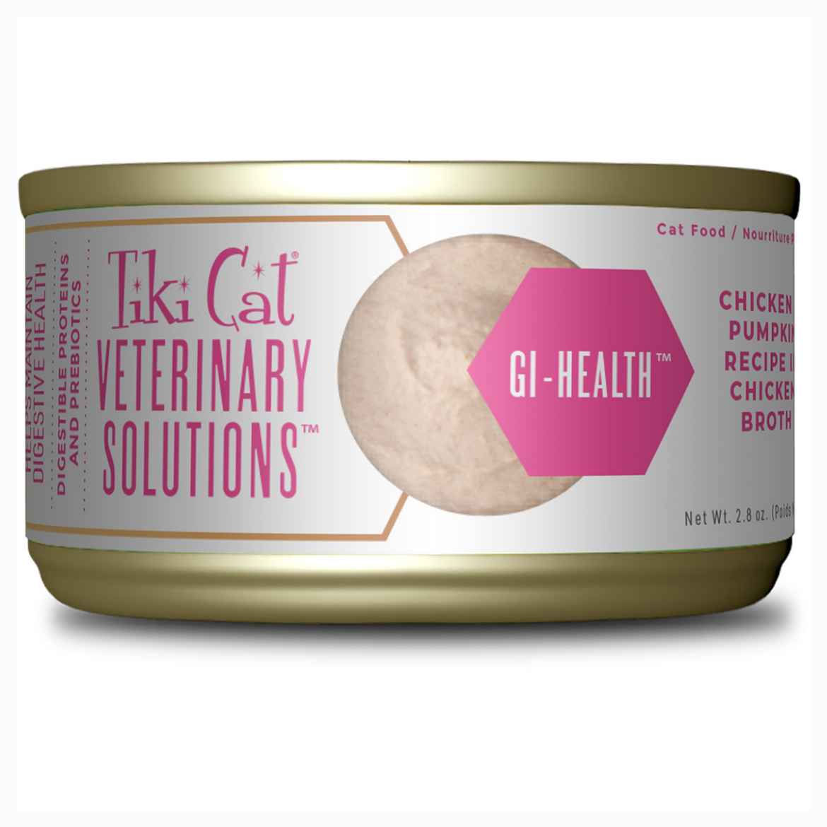 Picture of FELINE TIKI CAT VET-SOLUTIONS GI HEALTH Chicken&Pumpkin Mousse - 18 x 2.8oz cans