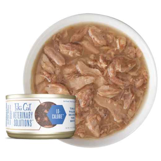 Picture of FELINE TIKI CAT VET-SOLUTIONS LO-CAL Flaked Tuna & Pollock - 18 x 2.8oz cans