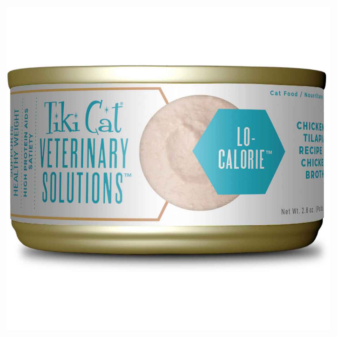 Picture of FELINE TIKI CAT VET-SOLUTIONS LO-CAL Chicken & Tilapia Mousse - 18 x 2.8oz cans