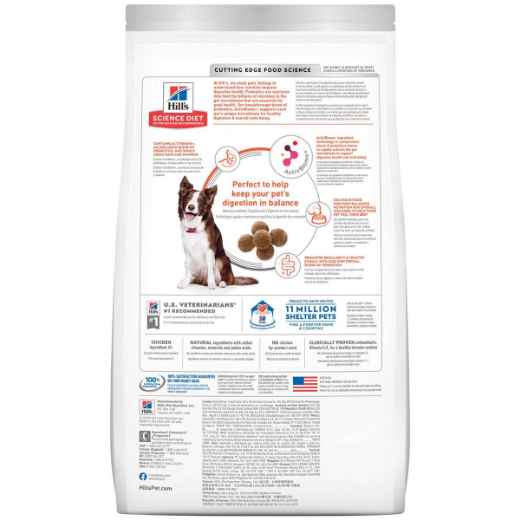 Picture of CANINE SCIENCE DIET ADULT PERFECT DIGESTION CHICKEN - 22lb