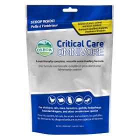 Show details for OXBOW CRITICAL CARE OMNIVORE - 11.99oz/340g Picture of OXBOW CRITICAL CARE OMNIVORE - 11.99oz/340g