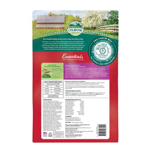 Picture of OXBOW ESSENTIALS SENIOR RABBIT FOOD - 3.63kg/8lbs