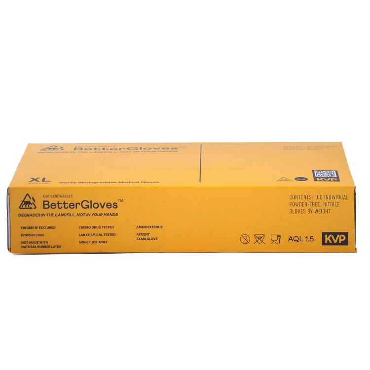 Picture of GLOVES EXAM NITRILE PF KVP BETTERGLOVES XLARGE - 100/box(so)