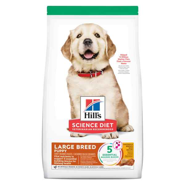 Picture of CANINE SCIENCE DIET PUPPY LARGE BREED CHICKEN & RICE - 27.5lbs / 12.5kg
