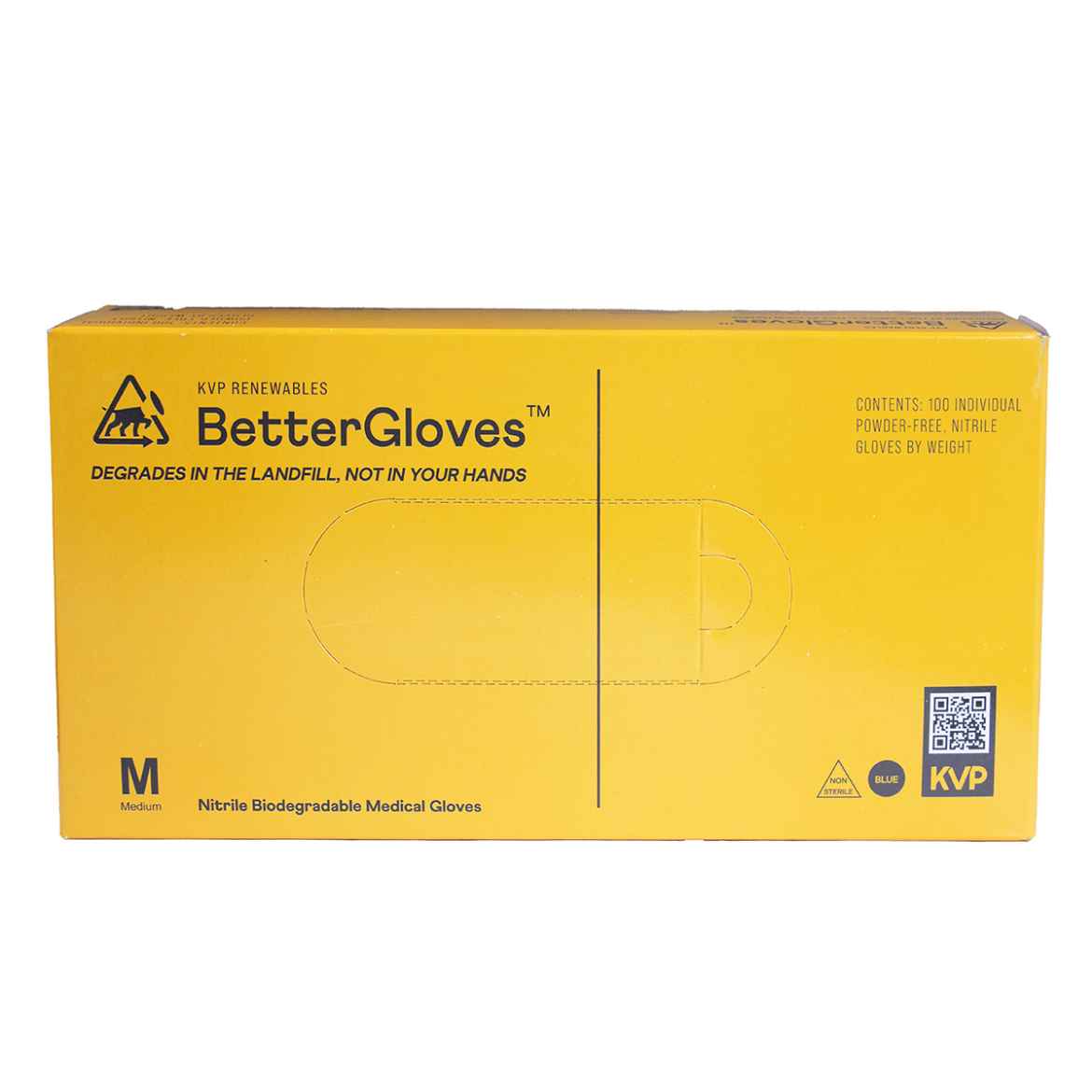 Picture of GLOVES EXAM NITRILE PF KVP BETTERGLOVES Medium - 100/box