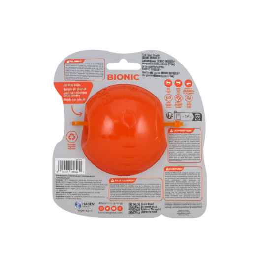 Picture of TOY DOG BIONIC Ball Orange - Large - 8.2cm/3.25in