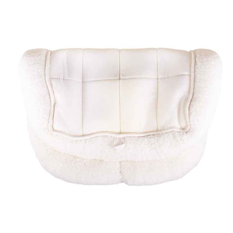 Picture of PET BED Simply Essential FLEECE CRATE BED White - 30inL x 19inW