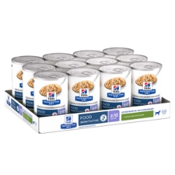 Picture of Hills Prescription Diet Z/D Food Sensitivities Low Fat Hydrolyzed Soy Recipe Wet Dog Food- 12x13oz Cans