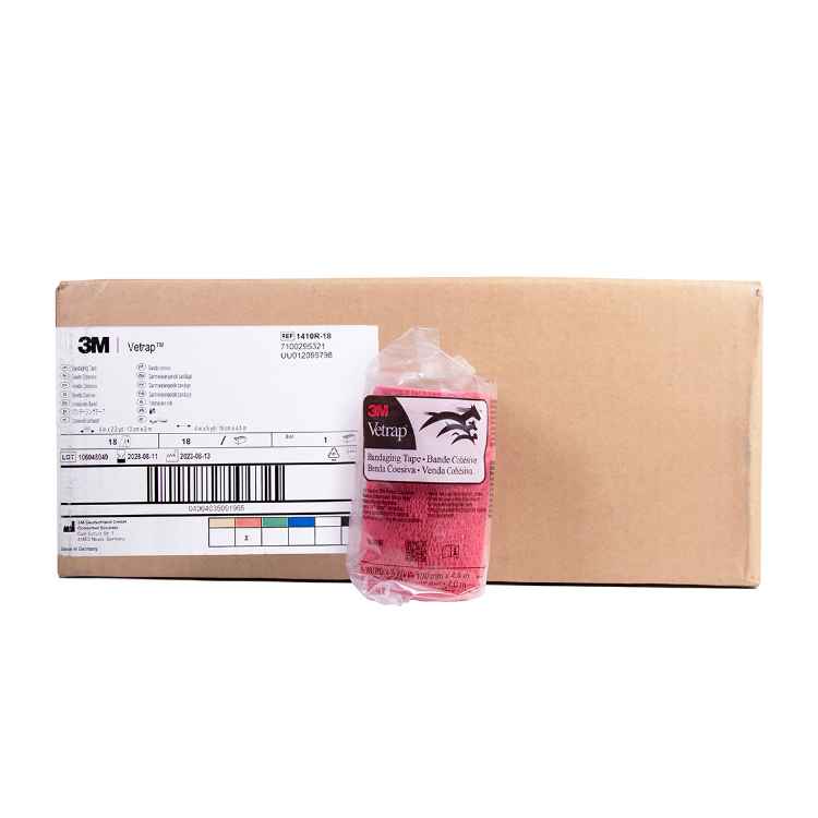 Picture of VETRAP 4in x 5 yds Red - 18rolls/case