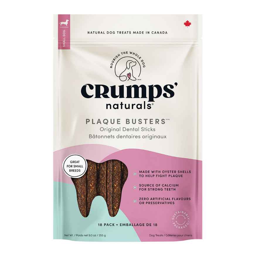 Picture of CRUMPS NATURALS DOG PLAQUE BUSTERS Original 3.5in  - 18/pk