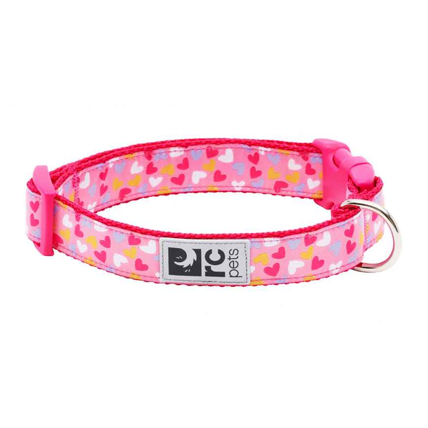 Picture of COLLAR CANINE RC CLIP Adjustable Lil Hearts - 1in x 12-20in