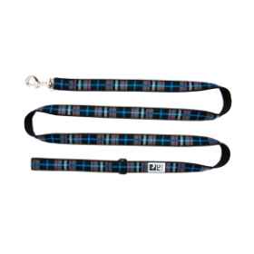 Show details for LEAD CANINE RC Black Twill Plaid - 3/4in x 6ft Picture of LEAD CANINE RC Black Twill Plaid - 3/4in x 6ft