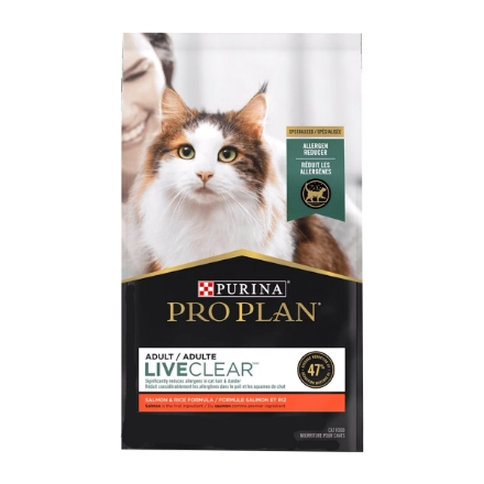 Picture of FELINE PRO PLAN LIVECLEAR ADULT SALMON & RICE - 3.18kg