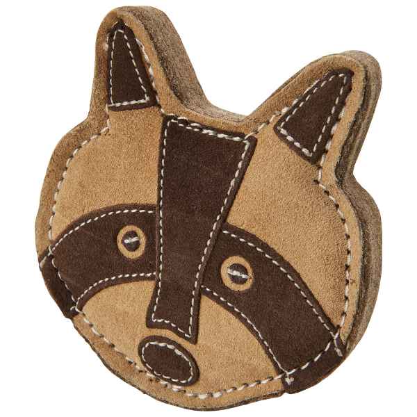Picture of TOY DOG DURA-FUSED LEATHER CHUNKIES RACCOON - 5in