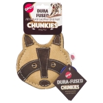 Picture of TOY DOG DURA-FUSED LEATHER CHUNKIES RACCOON - 5in