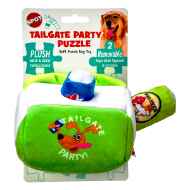 Picture of TOY DOG TAILGATE PARTY PLUSH PUZZLE TOY - 6in