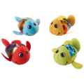 Picture of TOY CAT PLUSH JITTERY FISH Assorted Colors - 3in