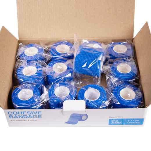 Picture of COHESIVE BANDAGE JorWrap Navy Blue (J1625A) 2in x 5yards - 12/box