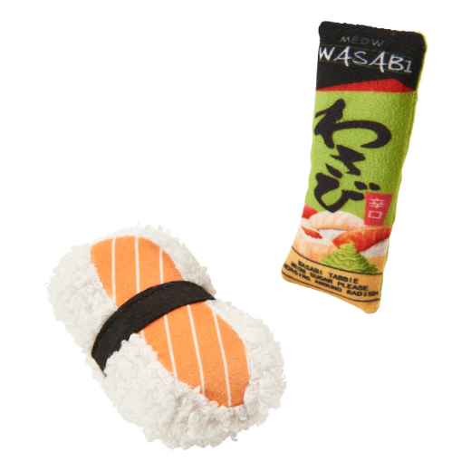 Picture of TOY CAT SUSHI TAKE OUT Assorted Characters 4in - 2/pk