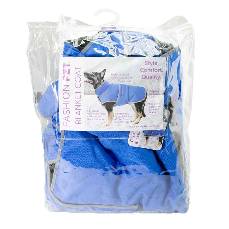 Picture of COAT CANINE BLANKET COAT Royal Blue - XX Large