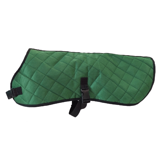 Picture of COAT CANINE QUILTED BLANKET Hunter Green - Small