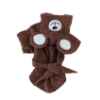 Picture of ROBE CANINE TEDDY BEAR HOODED Brown - X Small