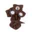 Show details for ROBE CANINE TEDDY BEAR HOODED Brown - Small Picture of ROBE CANINE TEDDY BEAR HOODED Brown - Small