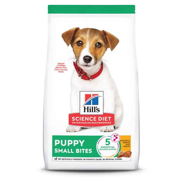 Picture of CANINE SCI DIET PUPPY SMALL BITES CHICKEN & RICE - 12.5lbs / 5.7kg