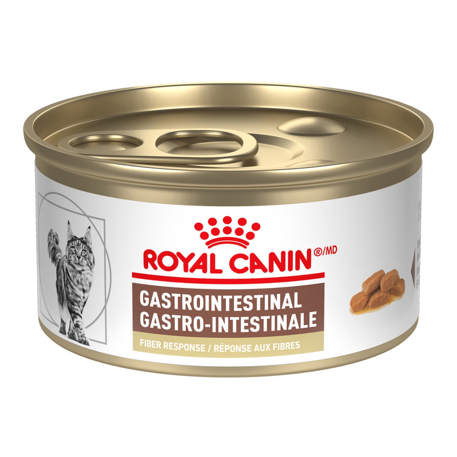 Picture of Royal Canin Veterinary Diet GASTROINTESTINAL Fiber Response Cat Food - 24 X 85gm 