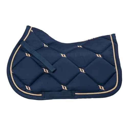 Picture of BACK ON TRACK EQUINE NIGHTS COLLECTION JUMP SADDLE PAD NOBLE BLUE