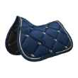 Picture of BACK ON TRACK EQUINE NIGHTS COLLECTION JUMP SADDLE PAD NOBLE BLUE