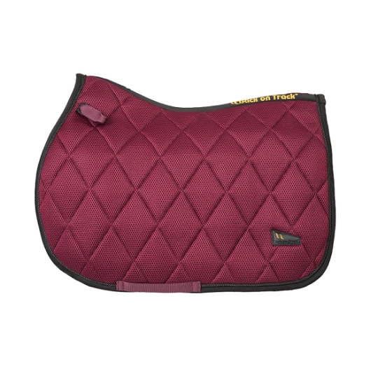 Picture of BACK ON TRACK EQUINE AIRFLOW JUMP SADDLE PAD - Wine Red