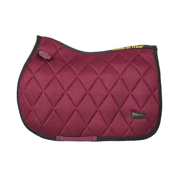Picture of BACK ON TRACK AIRFLOW JUMP SADDLE PAD WINE RED