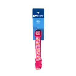 Picture of COLLAR CANINE RC CLIP Adjustable Lil Hearts - 3/4in x 9-13in