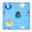 Show details for QUICK DRY PAW TOWEL Pool Party - 12in x 12in Picture of QUICK DRY PAW TOWEL Pool Party - 12in x 12in