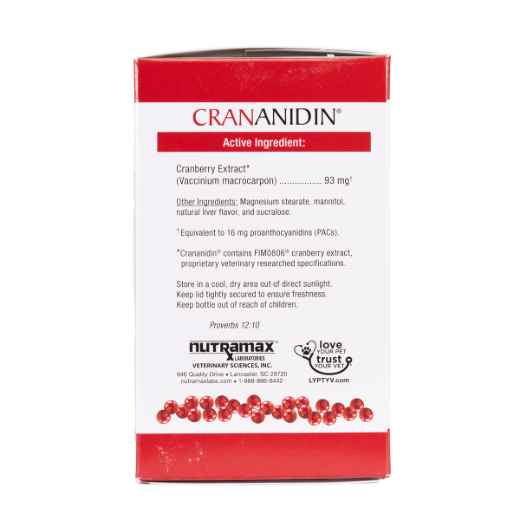 Picture of CRANANIDIN CHEWABLE TABS for DOGS - 75s