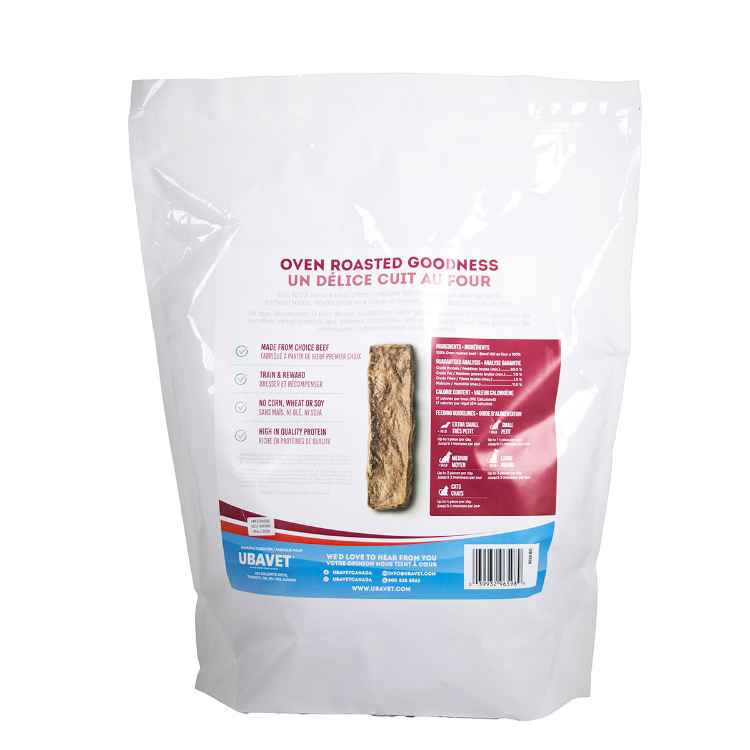 Picture of UBAVET ROASTED BEEF TREATS - 900g 