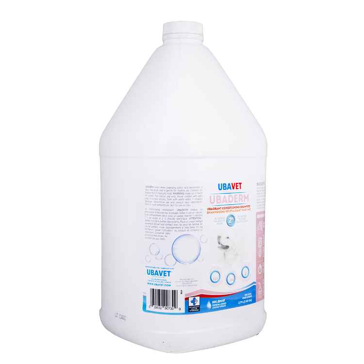 Picture of UBAVET UBADERM 2% SULPHUR 2% SALICYLIC ACID SHAMPOO - 3.79lt