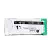 Picture of SCALPEL BLADES SS ALMEDIC #11 STERILE (A6-122) - 100s