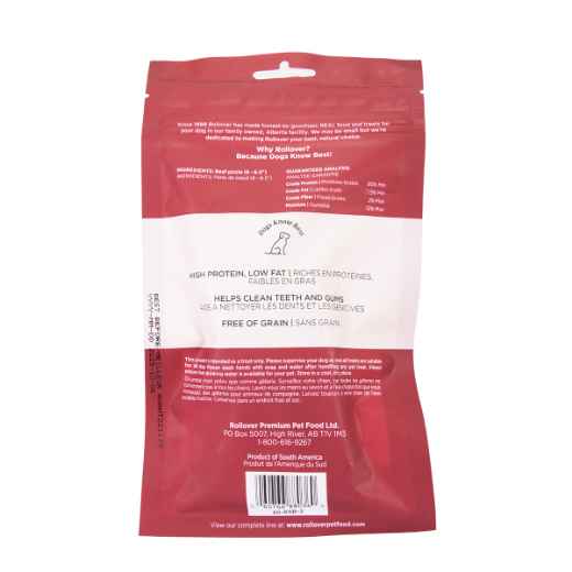 Picture of ROLLOVER BRAIDED BEEF CHEWS 6.5in - 2/pk