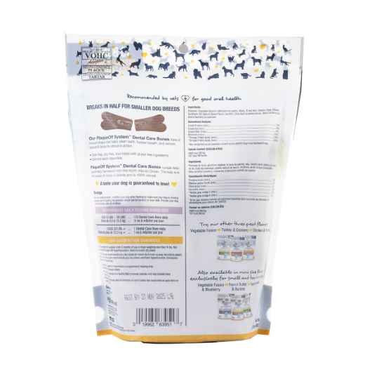 Picture of TREAT PLAQUEOFF DENTAL BONES Natural Bacon - 17oz / 482g