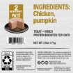 Picture of PUREBITES FELINE PROTEIN PATE Chicken & Pumpkin - 16 x 2.5oz/71g