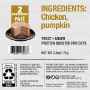 Picture of PUREBITES FELINE PROTEIN PATE Chicken & Pumpkin - 16 x 2.5oz/71g