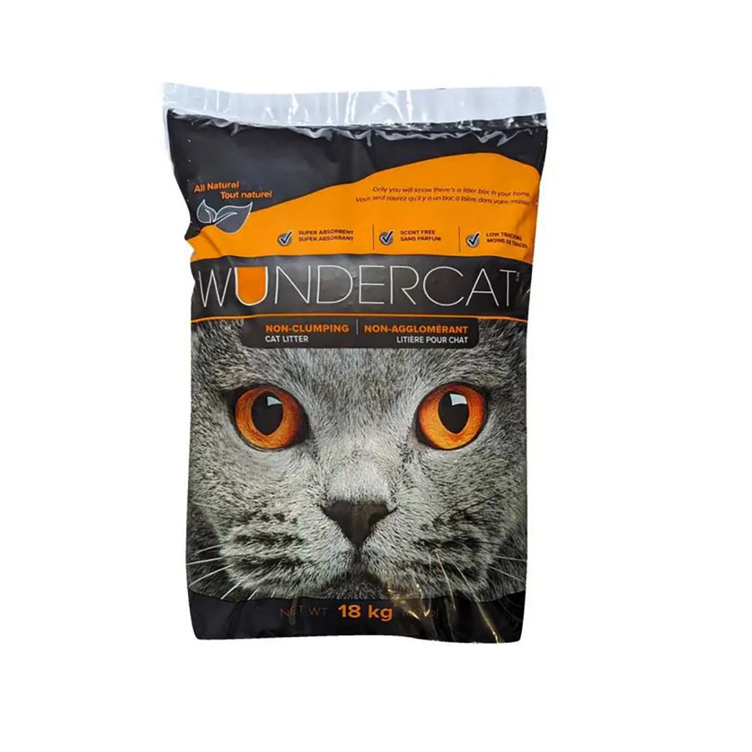 Picture of WUNDERCAT Non-Clumping Cat Litter – Unscented - 18kg